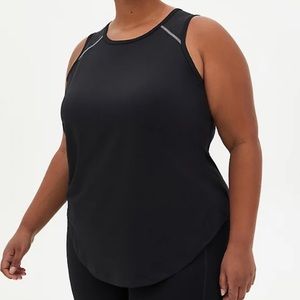 Torrid Women’s Black Tech Jersey Active Tank